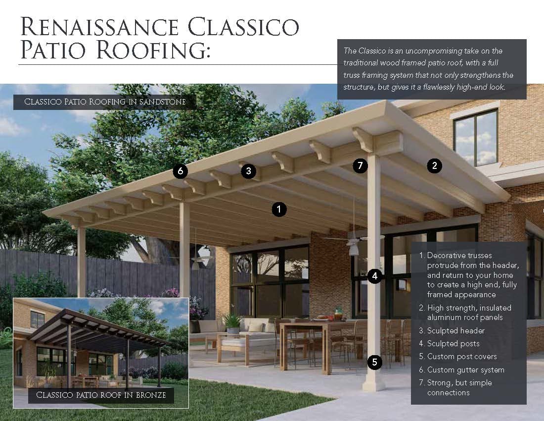 Different patio cover materials in NE Florida
