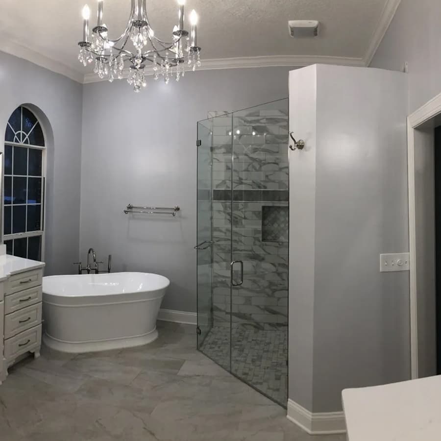 Accessible bathroom modification in Florida home