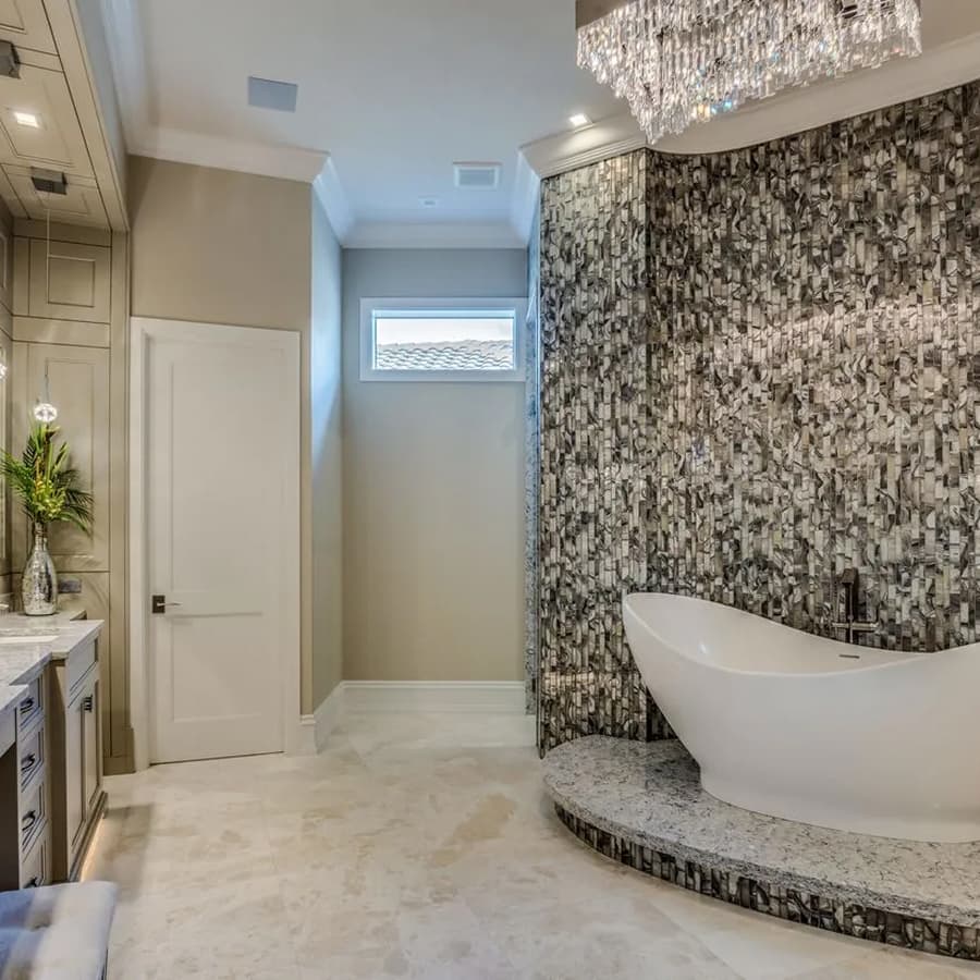 Walk-in shower installation in Jacksonville