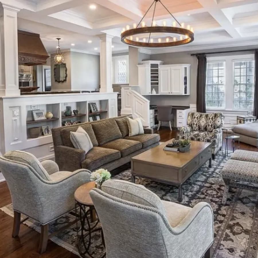 Modern home interior after complete remodeling project in Jacksonville